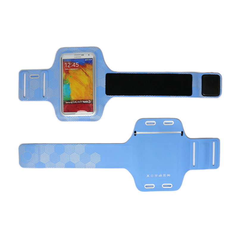 Blue Handy Adjustable Sport Armband For Smartphone